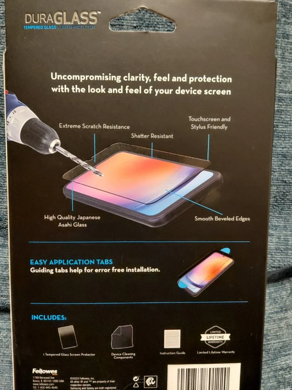 DuraGlass Tempered Glass Screen Protector for Samsung Galaxy A25 5G